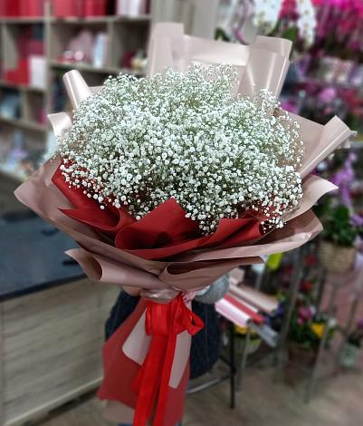Букет цветов из: Гипсофила в Кировский Курской области