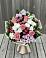 Букет цветов из: Альстромерии, Гвоздики, Розы и Хризантемы в Кировский Курской области