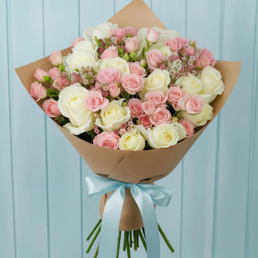 Букет цветов из: Розы в Кировский Курской области