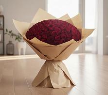 Букет 101 Красная роза в Кировский Курской области
