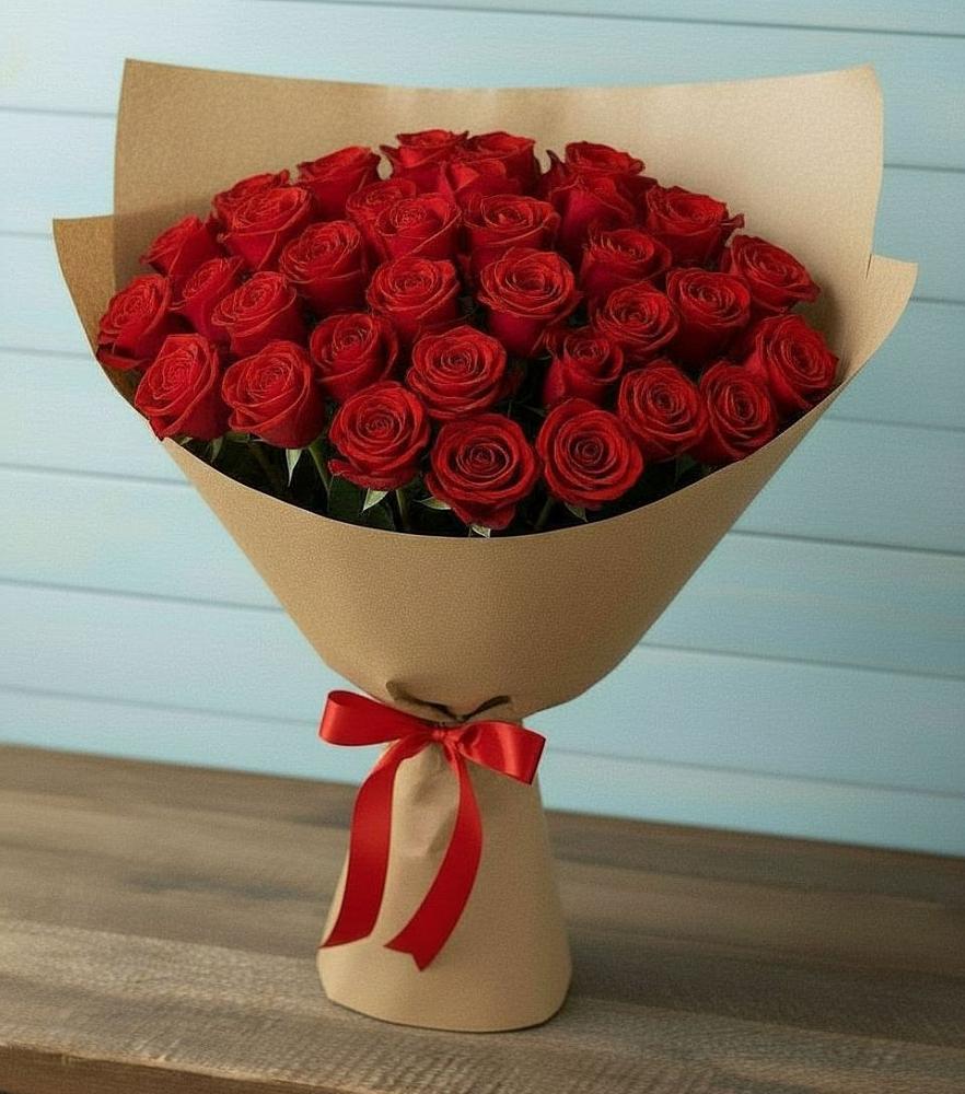 Букет Красные розы Милано в Кировский Курской области