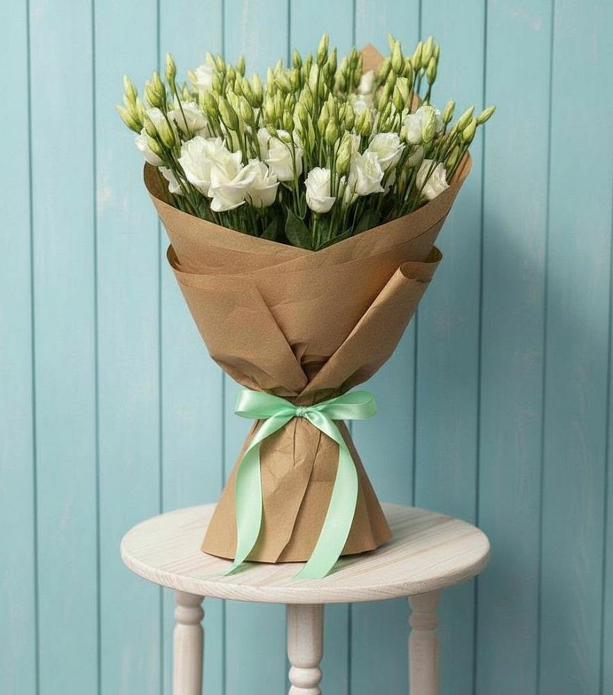 Букет цветов из: Лизиантусы в Кировский Курской области