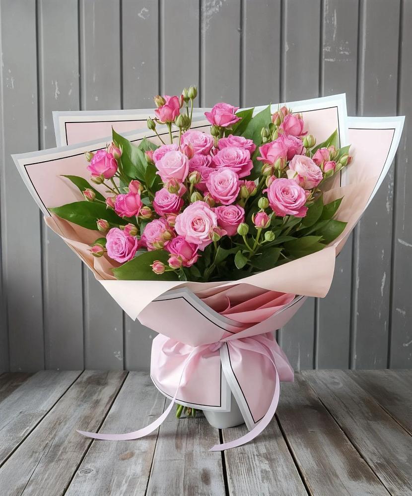 Букет Розовый кустик в Кировский Курской области