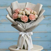 Букет цветов из:  Розы #REPLACE_PRED# Кировский Курской области
