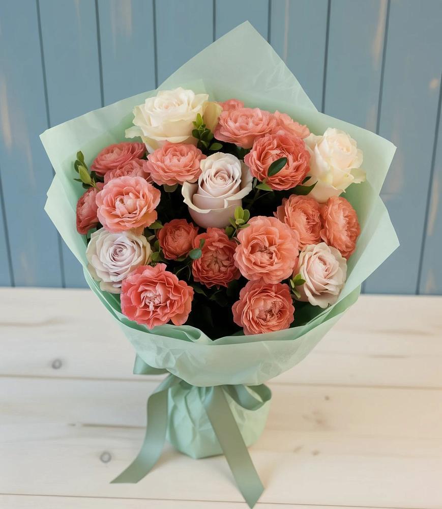 Букет цветов из: Розы в Кировский Курской области