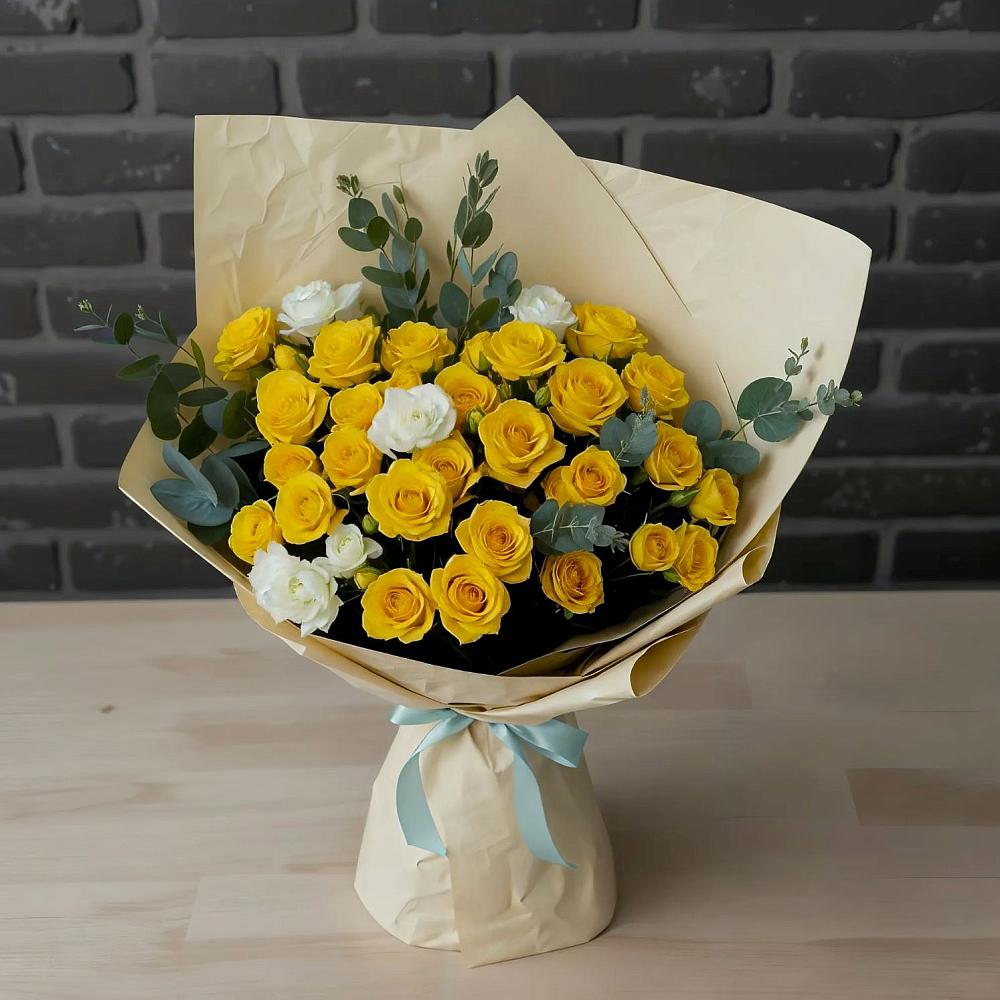 Букет цветов из: Розы в Кировский Курской области