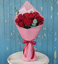 Букет цветов из:  Розы в Кировский Курской области