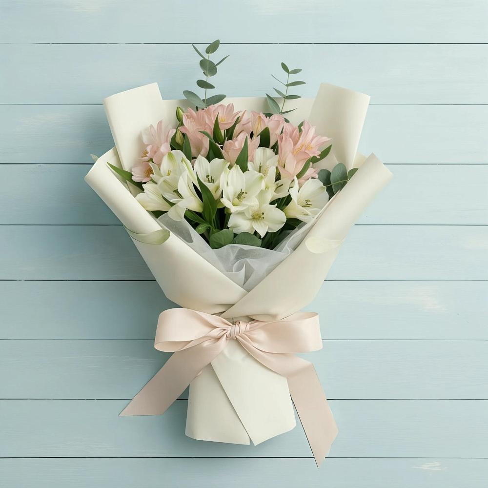 Букет цветов из: Альстромерии в Кировский Курской области