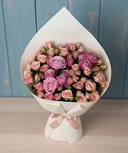 Букет цветов из:  Розы в Кировский Курской области